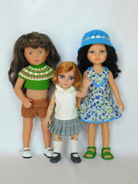 Сравнение кукол Patsy, Minouche и Paola Reina