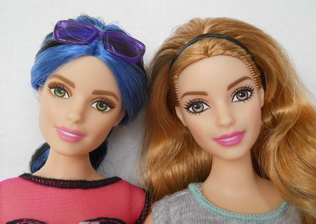 Куклы Barbie made to move и Barbie fashionistas curvy молд Джойс