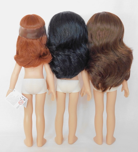 Сравнение волос кукол Паола Рейна