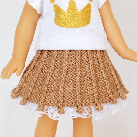 юбка для куклы миниамигас Паола Рейна