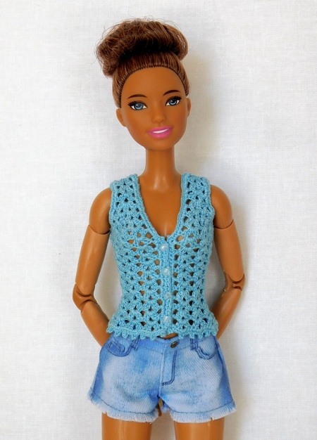 Схемы вязания крючком одежды для куклы Барби