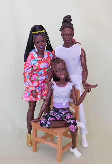 Куклы Маттел со скинтоном Dark brown