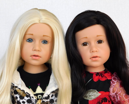сравнение куклы Свения и Шарлотта Gotz