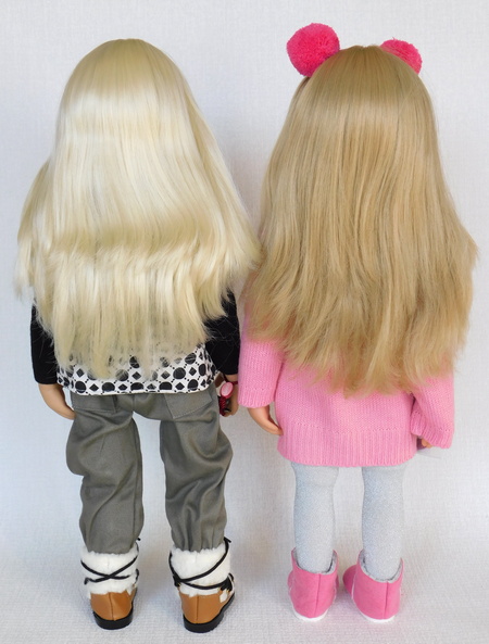 сравнение волос кукол Готц