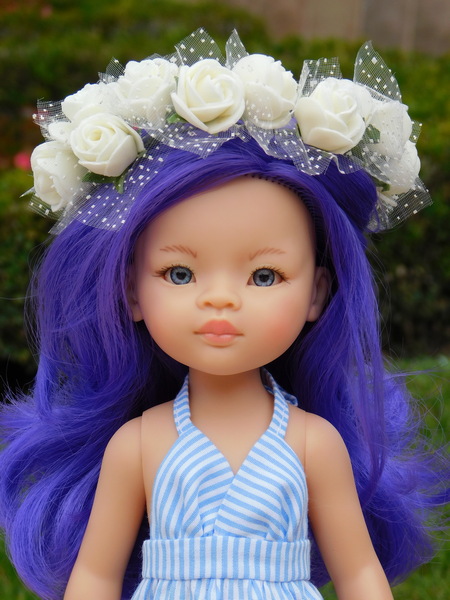 Кукла Мар Paola Reina с лавандовыми волосами