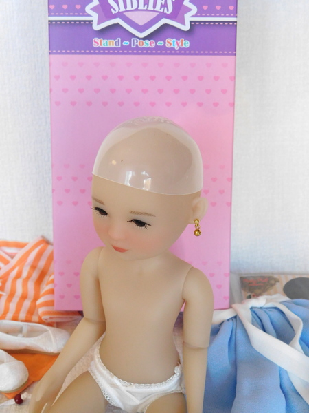 силиконовая шапочка под парик для куклы