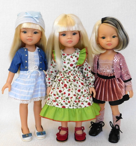 Все куклы Паола Рейна с азиатским молдом и платиновыми волосами