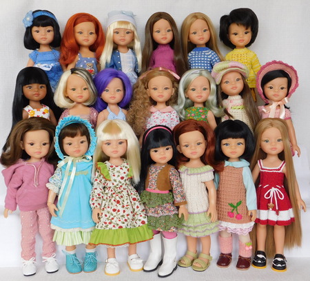 Все куклы Паола Рейна с азиатским молдом