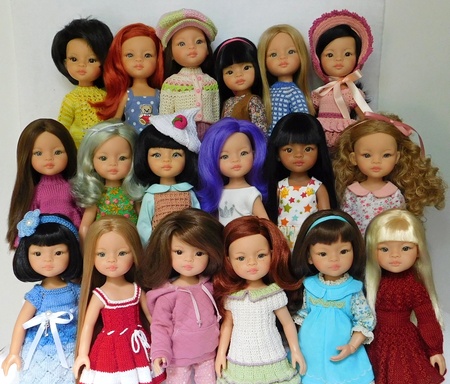 Куклы Паола Рейна с азиатским молдом Лиу