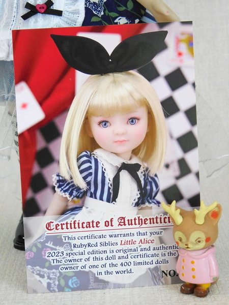 Сертификат Куклы Руби Ред