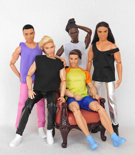 Все куклы Кен линейки Looks Mattel