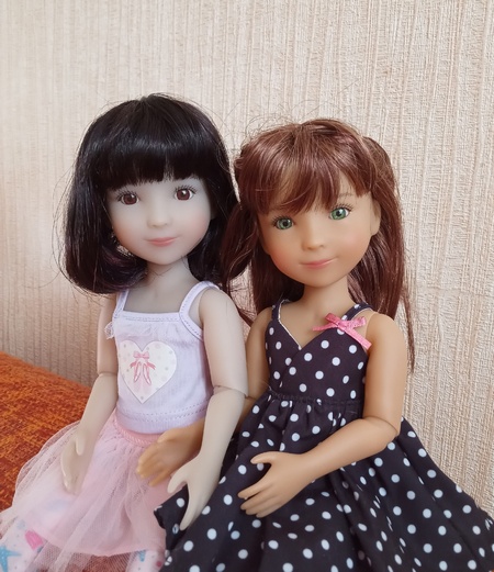 Куклы Сидни и Бэйли с заменой глаз