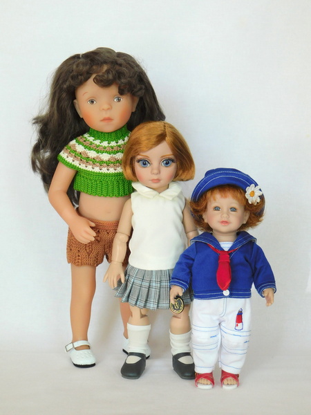 Сравнение кукол Patsy, Minouche и Lucy mini-Adora