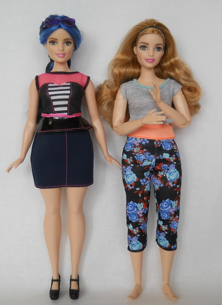 Куклы Barbie made to move и Barbie fashionistas curvy