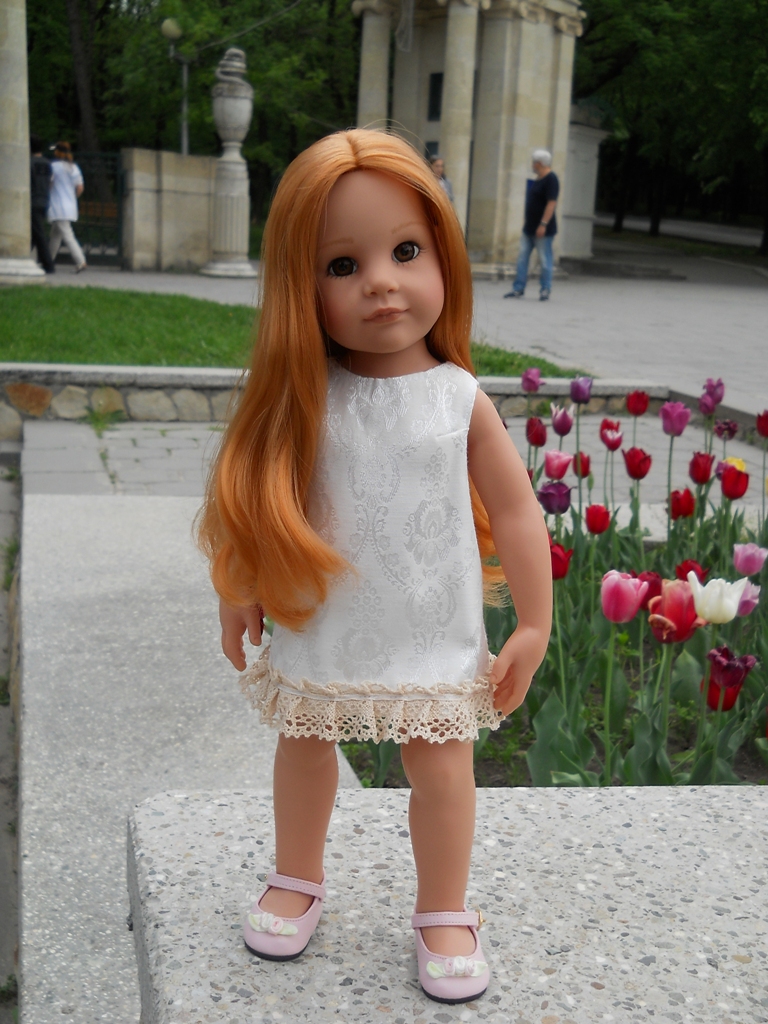 Кукла Готц в платье хенд мейд