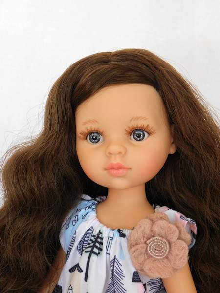 Кукла Кэрол с серыми глазами Паола Рейна 