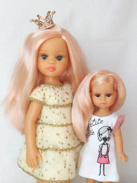 куклы Паола Рейна с розовыми волосами