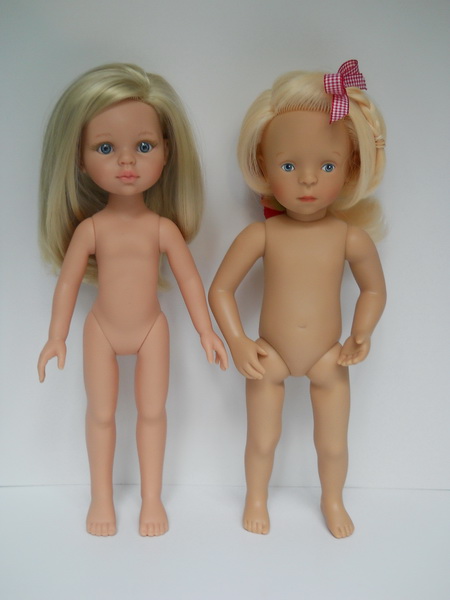 сравнение кукол Минуш и Паола Рейна