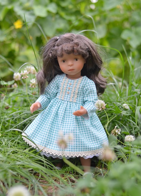 Ретро-платье для куклы Натальи Смаглий