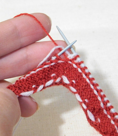 Вязание латвийской косички